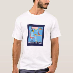 Pyjamas and Peace Cosy Aesthetic Home T-Shirt