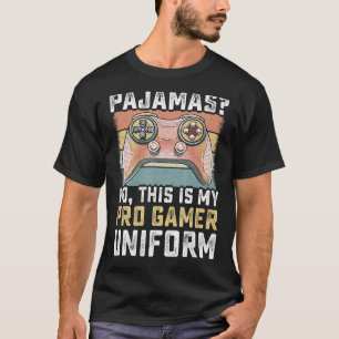 Pyjamas No Pro Gamer  Video Games Boys Teens Gamin T-Shirt