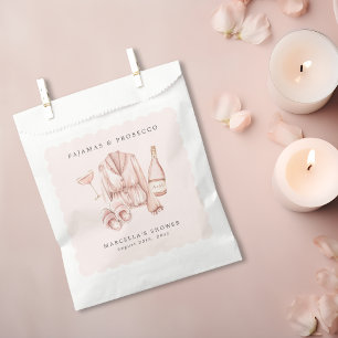 Pyjamas & Prosecco Bridal Shower Bachelorette Favour Bags