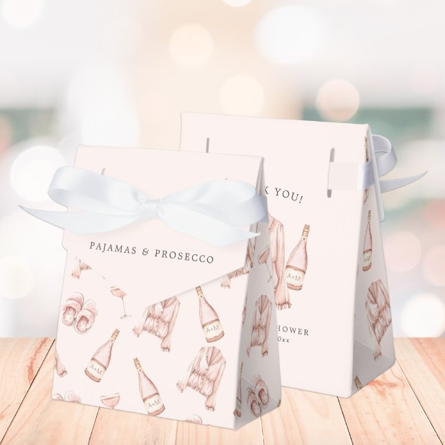 Pyjamas & Prosecco Bridal Shower Bachelorette Favour Box (Creator Uploaded)