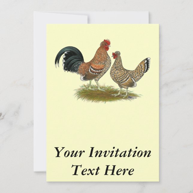 Pyncheon Bantams Invitation (Front)