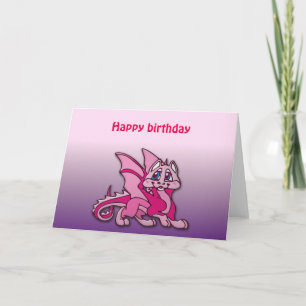 Pynky the dragon card