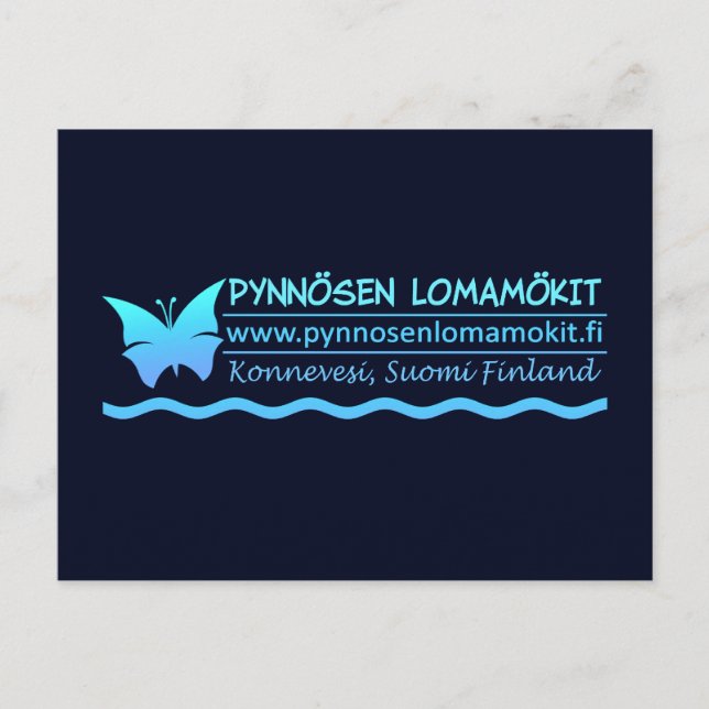 Pynnösen Lomamökit postcard - customise (Front)