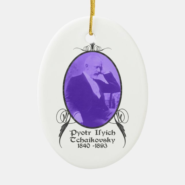 Pyotr Il'yich Tchaikovsky Ornament (Front)