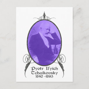 Pyotr Il'yich Tchaikovsky Postcard