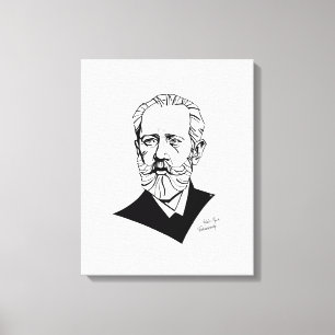 Pyotr Tchaikovsky Canvas Print