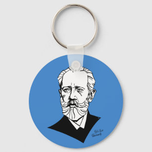 Pyotr Tchaikovsky Key Ring