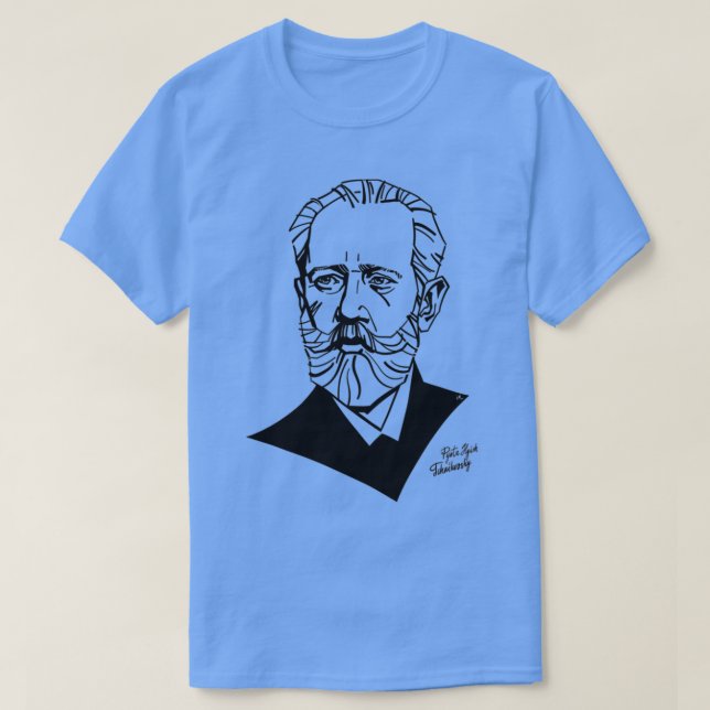 Pyotr Tchaikovsky  T-Shirt (Design Front)