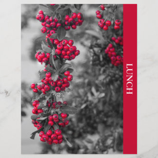 Pyracantha Berry Lunch Recipe Divider