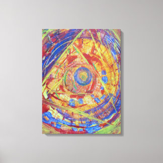 Pyramid Abstract Canvas Print