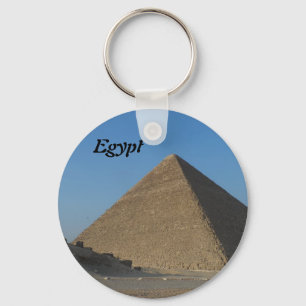 Pyramid at Giza, Egypt Key Ring