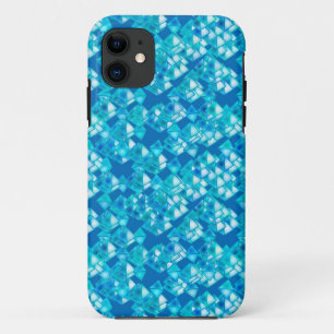 Pyramid crystals, turquoise and blue Case-Mate iPhone case