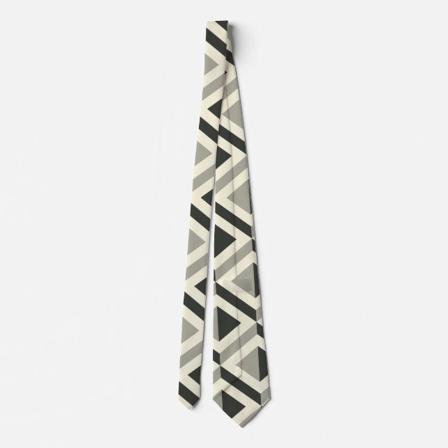 Pyramid Cube Neck Tie (Back)
