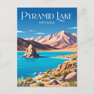 Pyramid Lake Nevada Postcard