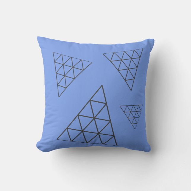 Pyramid Magic Throw Pillow / Cushion (Front)