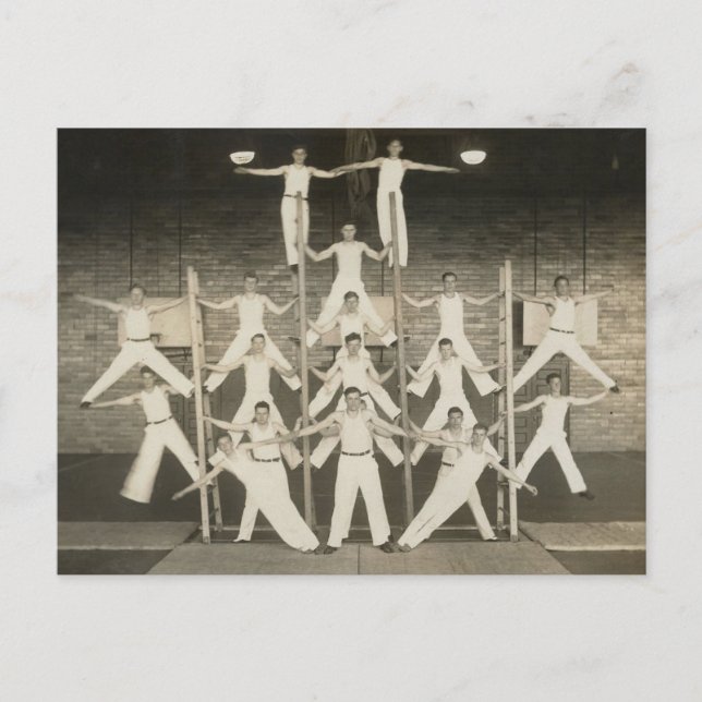 Pyramid of Boys Postcard (Front)