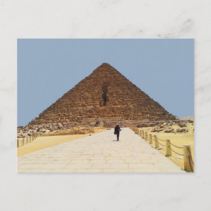 Pyramid of Menkaure on the Giza plateau Postcard