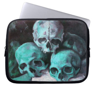 Pyramid of Skulls After Cezanne Laptop Sleeve