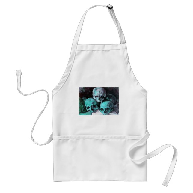 Pyramid of Skulls After Cezanne Standard Apron (Front)