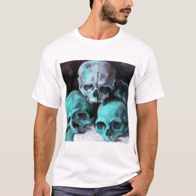 Pyramid of Skulls After Cezanne T-Shirt (Front)