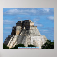 Pyramid Of The Magician, Uxmal, Mexico