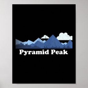 Pyramid Peak Bygger New York Ny Climbing Hiking  Poster