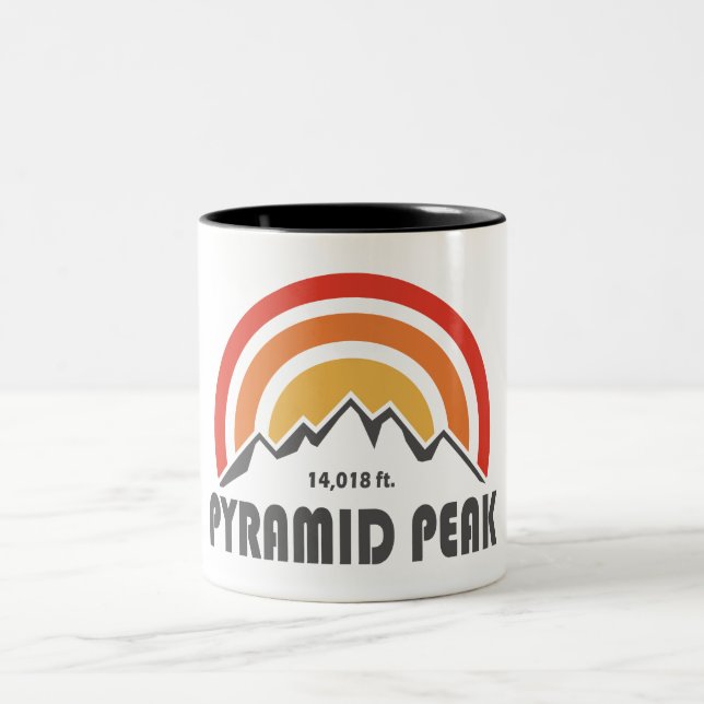 Pyramid Peak Two-Tone Coffee Mug (Center)