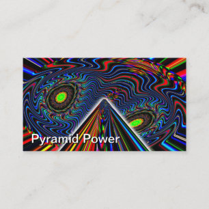 Pyramid Power (you may change the words) Business Card