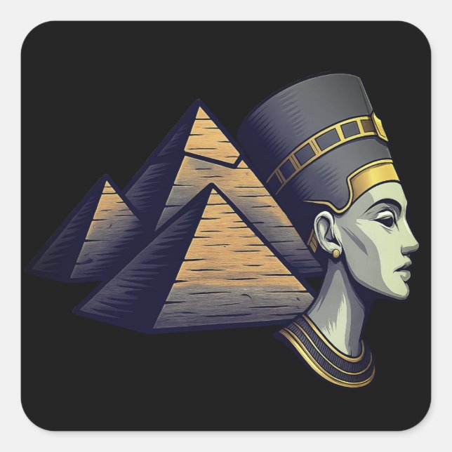 Pyramid Queen Sticker (Front)