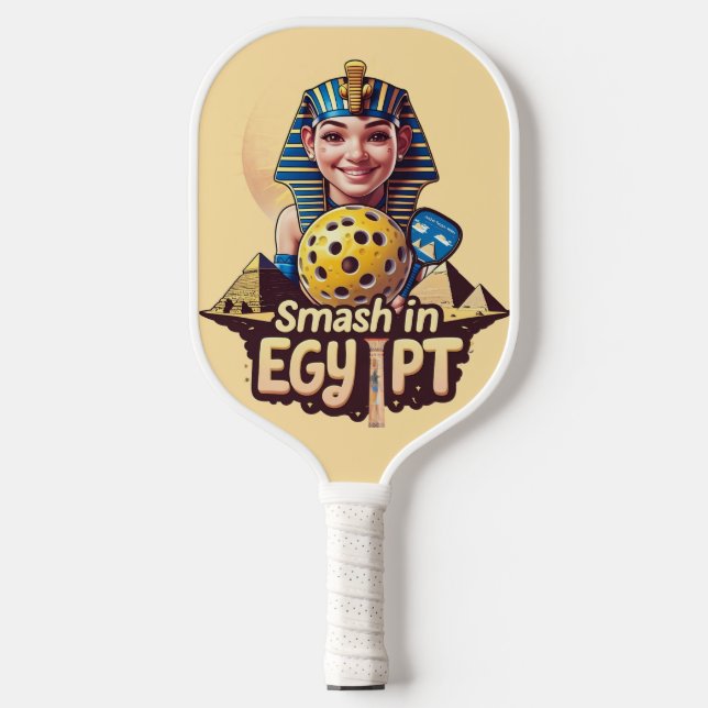 Pyramid Smash – Egypt Pickleball Design  Pickleball Paddle (Front)