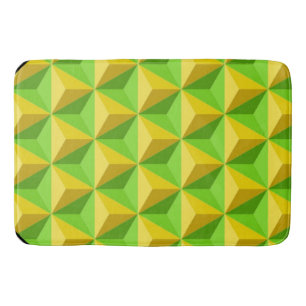 PYRAMID TRIANGLE PATTERN BATH MAT