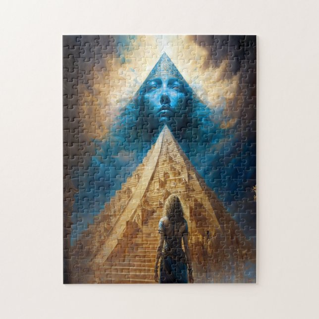 Pyramid Visionary Surreal Art Jigsaw Puzzle (Vertical)