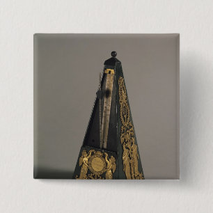 Pyramidal metronome, 1815 15 cm square badge