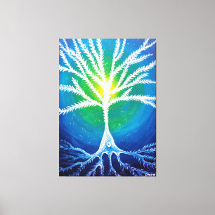 Pyramidal neuron canvas print