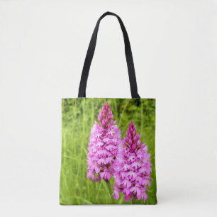 Pyramidal Orchid All Over Print Bag