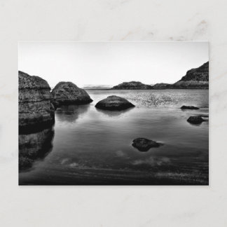 Pyramide lake Nevada at sunrise Postcard