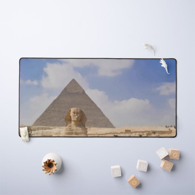 Pyramids and Sphinx Desk Mat (Kids Table)