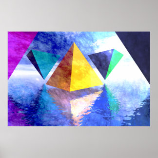 Pyramids and Triangles poster