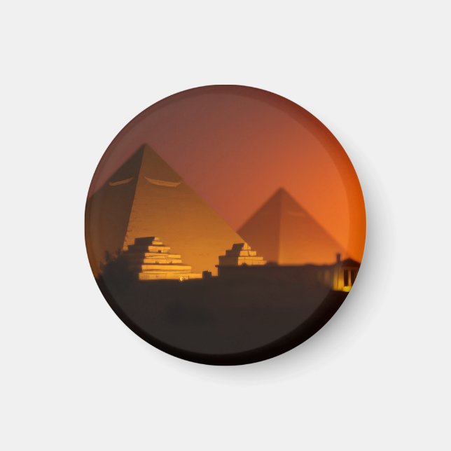 Pyramids design magnet (Front)