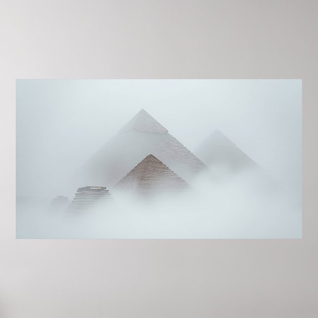 Pyramids in the Mist Poster (Front)