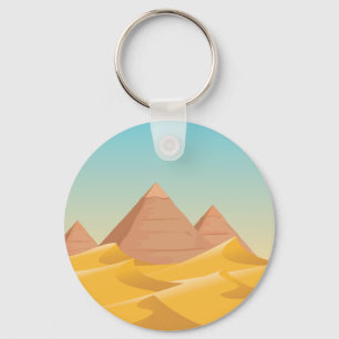 Pyramids Key Ring