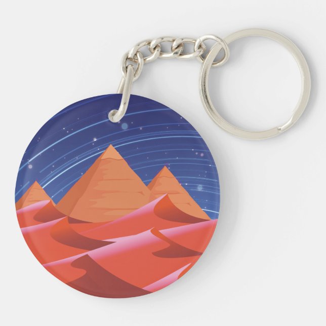Pyramids Key Ring (Back)