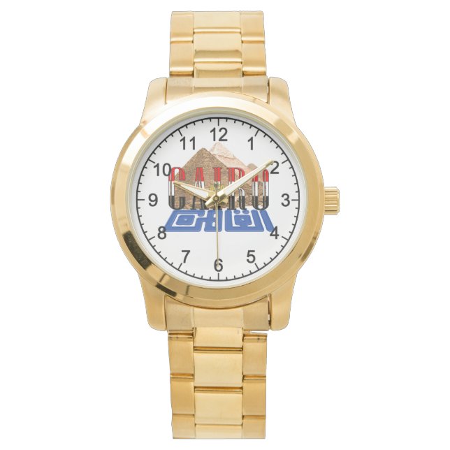 Pyramids of Cairo Egypt Watch (Front)