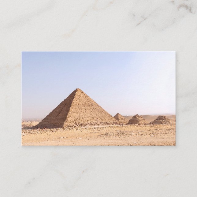 Pyramids of egypt business card (Front)