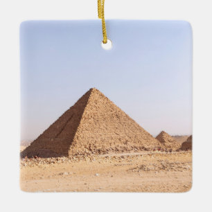 Pyramids of Egypt Ceramic Ornament