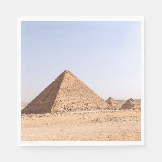 Pyramids of Egypt Coffee Mug Napkin (Front)