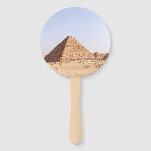 Pyramids of egypt hand fan