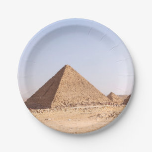 Pyramids of Egypt Paper Plate