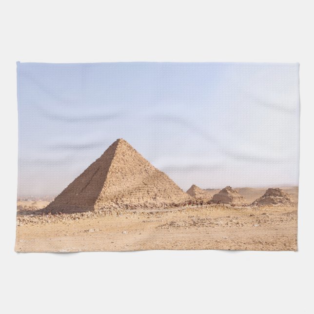 Pyramids of Egypt Tea Towel (Horizontal)