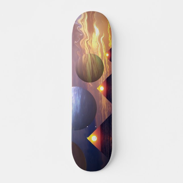 Pyramids of Enlightenment Skateboard (Front)